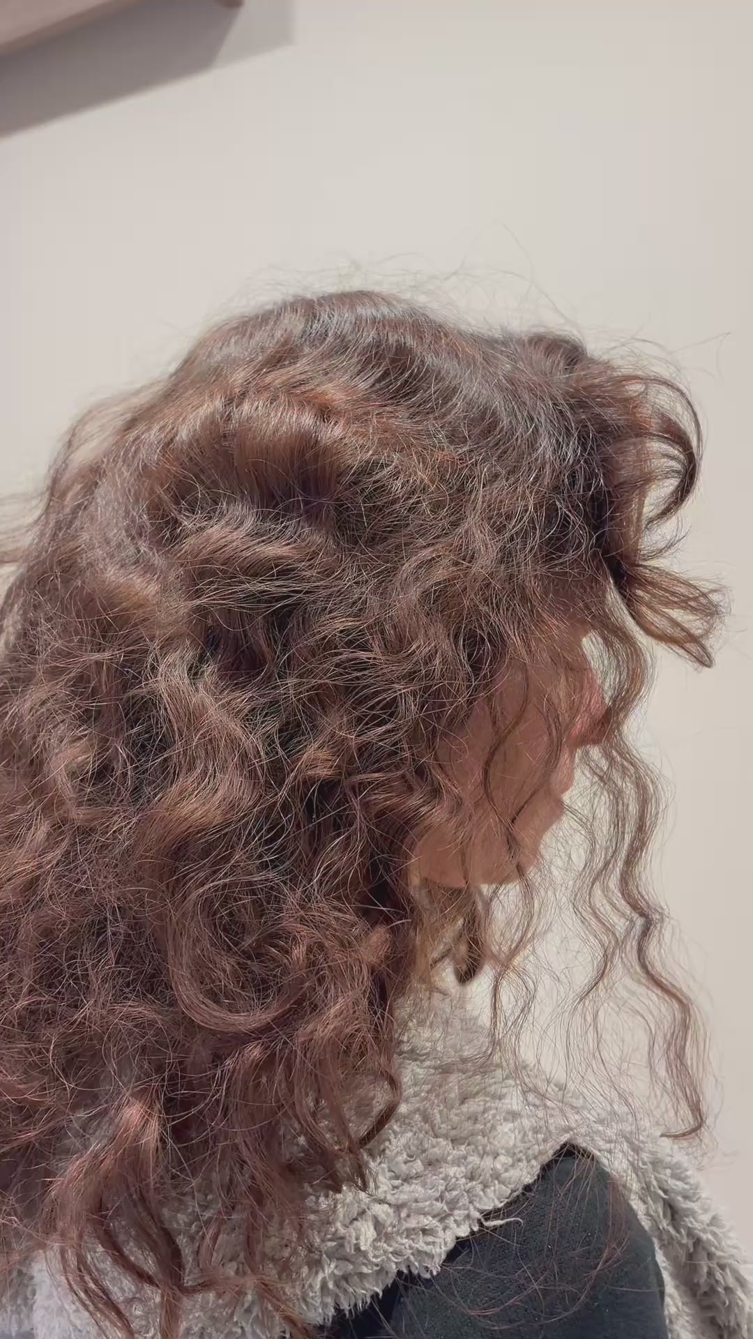 Mini brosse chauffante sans fil